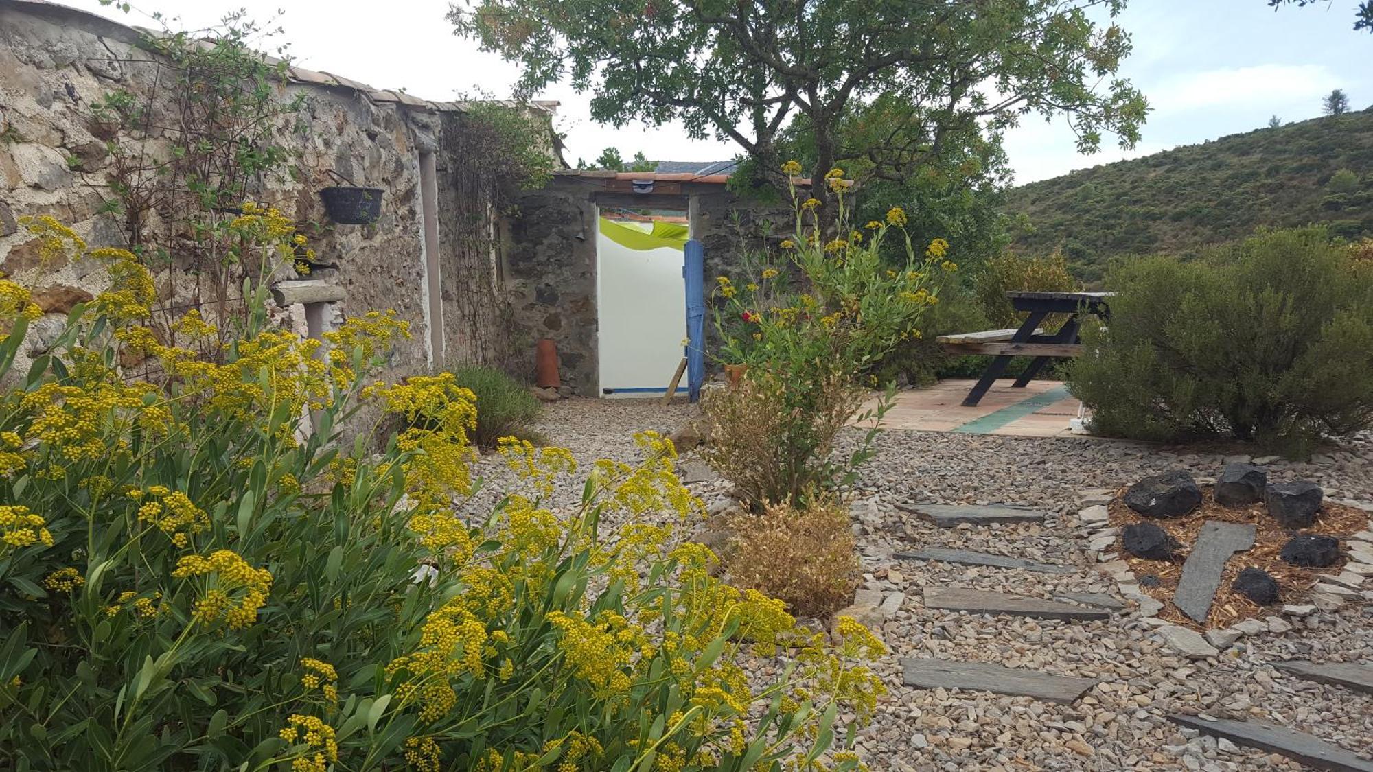 Gite Dans Ancienne Bergerie En Pleine Garrigue Fraissé-des-Corbières Buitenkant foto